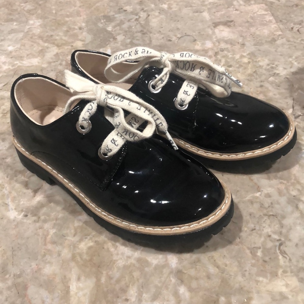 Zara Kids Girls Laced Oxford with Text